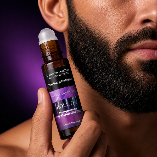 Roll On Cosmético Minoxidil 5% + Bergamota 25 ml